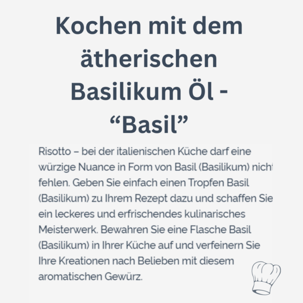Pures Basilikumöl von doTERRA – Ocimum basilicum – Basil – Bild 3